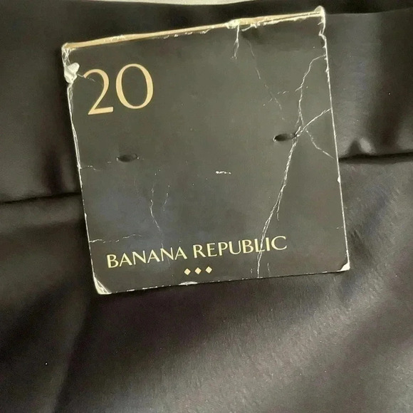 Banana Republic black A-Line skirt sz  20 Long - Picture 3 of 5